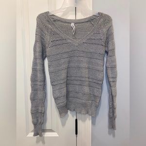 Ladies grey Aeropostale sweater size XS